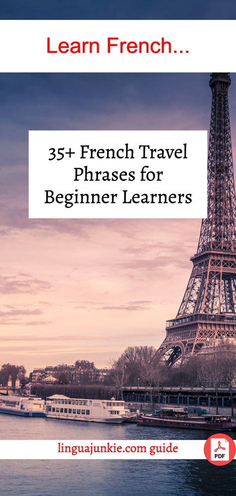 French Beginner Vocabulary, French Phrases For Travel, French 101, French Travel Phrases, French Terms, France In Spring, Speaking French, Paris Things To Do, Travel Phrases