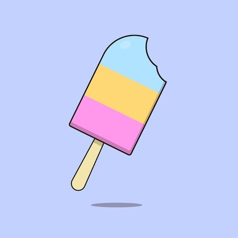 Vector bitten tricolor bitten ice cream ... | Premium Vector #Freepik #vector Freepik Illustration, Cream Illustration, Ice Cream Illustration, Vector Icons Illustration, Icon Illustration, Bitter, Tri Color, Vector Icons, Premium Vector