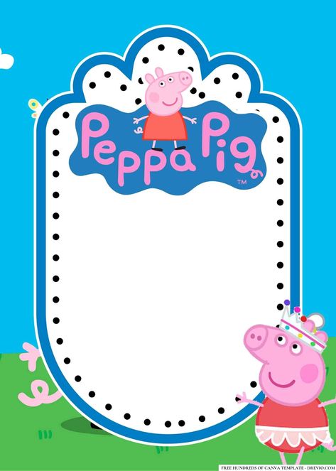 Awesome Throwing a Spectacular Peppa Pig Birthday Bash: Tips, Tricks, and FREE Themed Invitations! Planning a Peppa Pig-themed birthday party? Get ready for oinks of joy and snorts of laughter! Hosting a memorable celebration doesn't have to be a hassle – with our expert tips and tricks, you'll be ... Peppa Pig Birthday Invitation Card, Peppa Pig Printables Free Prints, Peppa Pig Bday Invitation, Pink Birthday Invitations Peppa Pig Template, Peppa Pig Birthday Invitations, Peppa Pig Birthday Party T-shirts & Tank Tops, Pig Character, Peppa Pig Birthday, Pig Birthday