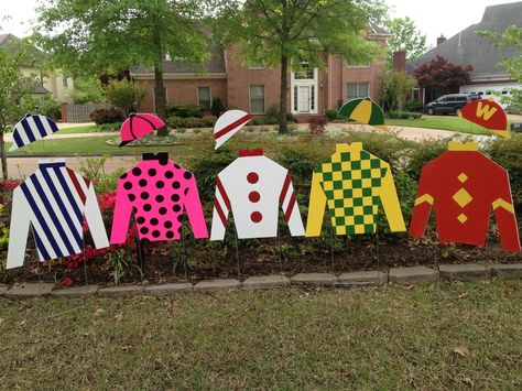 Belmont Stakes Party Decorations, Horse Race Party Ideas, Kentucky Derby Fundraiser, Preakness Party, Kentucky Derby Decor, Derby Gala, Derby Themed Party, Kentucky Derby Ideas, Kentucky Derby Theme