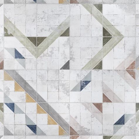 Tile Texture Floor, Tile Pattern Design, Porcelain Superstore, Texture Floor, Patterned Tile, Mosaic Floor Tile, Art Deco Movement, Merola Tile, Tile Saw