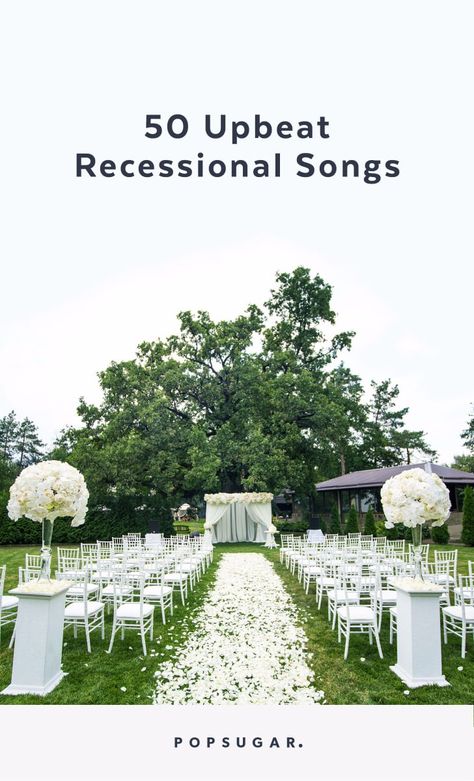 Wedding Exit Songs, Wedding Recessional Songs, Wedding Recessional, Wedding Music Playlist, Country Wedding Songs, Processional Songs, Recessional Songs, Wedding Ceremony Songs, Wedding Ceremony Music