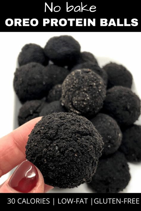 Protein Oreo Balls, Oreo Protein Balls, Bariatric Treats, Macro Treats, Healthy Snacks Protein, Protein Ball Recipes, Lauren Fit Foodie, Pancakes Protein, Fitness Breakfast