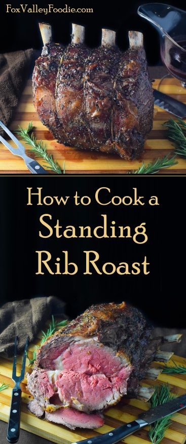 How to Cook a Standing Rib Roast Bone In Rib Roast, Beef Rib Roast, Prime Rib Roast Recipe, Ribeye Roast, Cooking Prime Rib, Rib Roast Recipe, Standing Rib Roast, Prime Rib Recipe, Prime Rib Roast