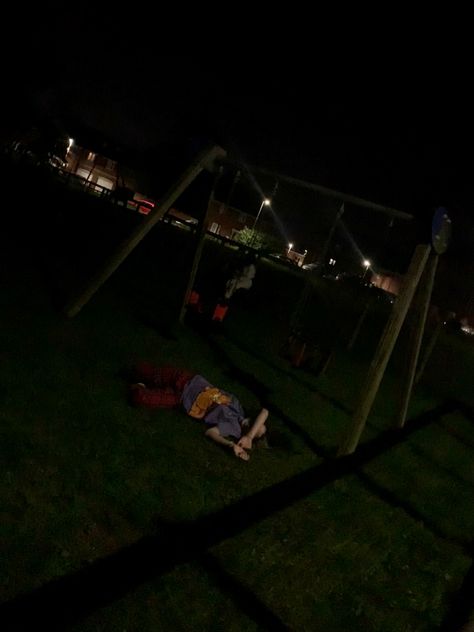 sneaking out to the park at night