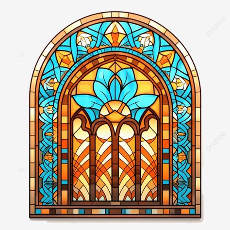 arabic stained glass window islamic architecture element Round Window, French Windows, Islamic Architecture, Cartoon Character Design, Stained Glass Art, Stained Glass Windows, Glass Window, Graphic Resources, Stained Glass