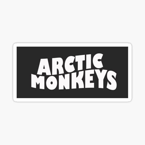 Arctic Monkeys Stickers Printable, Arctic Monkeys Phone Case Stickers, Journal Design Cover, Artic Monkey Sticker, Laptop Stickers Arctic Monkeys, Rock Band Stickers Printable, Stickers Rock, Monkey Stickers, Band Rock