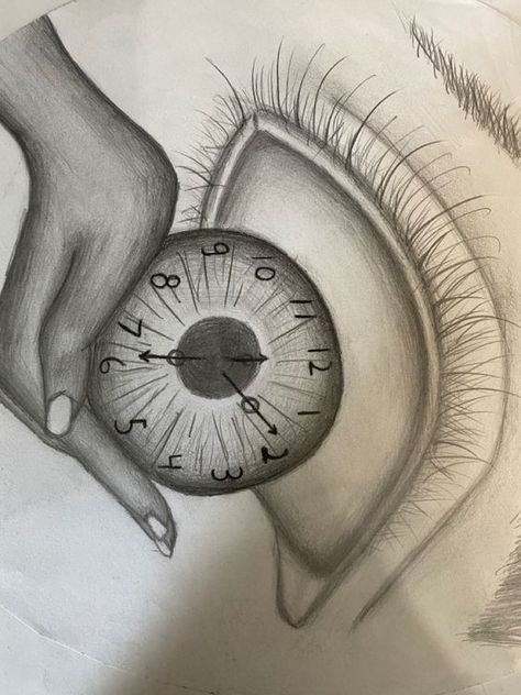 Drawing That Has Deep Meaning, Drawings Ideas With Deep Meaning, Meaning Drawings Deep, Modern Pencil Art, Deep Sketch Ideas Easy, Meaningful Eye Drawings, Things To Draw With Meaning, Deep Meaning Art Sketches, Surrealism Drawing Ideas Easy