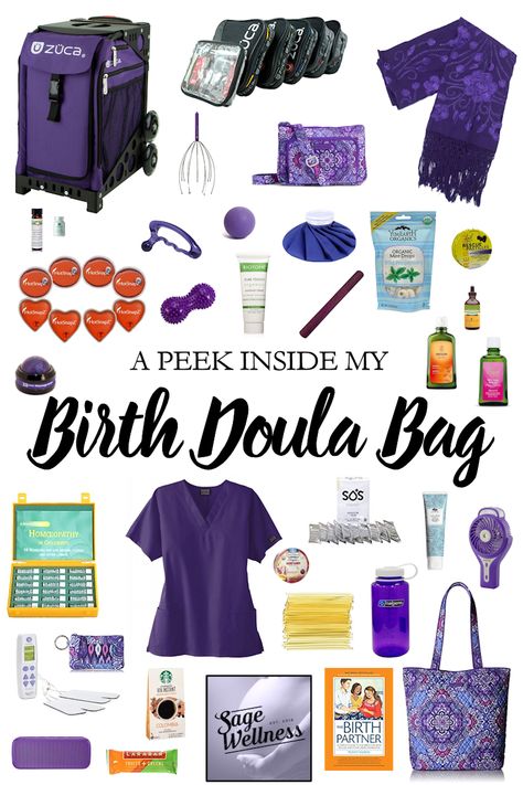 Birth Doula Bag Doula Certification, Birth Bag, Doula Bag, Becoming A Doula, Doula Care, Doula Training, Birth Partner, Doula Business, Man With A Beard