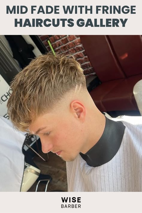 Fringe Fusion: Mid Fade with Fringe Elevate your look with a mid fade complemented by a stylish fringe, adding an element of flair and sophistication to your overall appearance. 💇‍♂️✨ Mid Skin Fade Textured Fringe, High Fade With Fringe, Mid Drop Fade Straight Hair, Man Hairstyle Medium, Fade With Fringe, Skin Fade Textured Fringe, Textured Fringe Mid Fade, Mid Fade Fluffy Fringe, Mid Skin Fade Fluffy Fringe