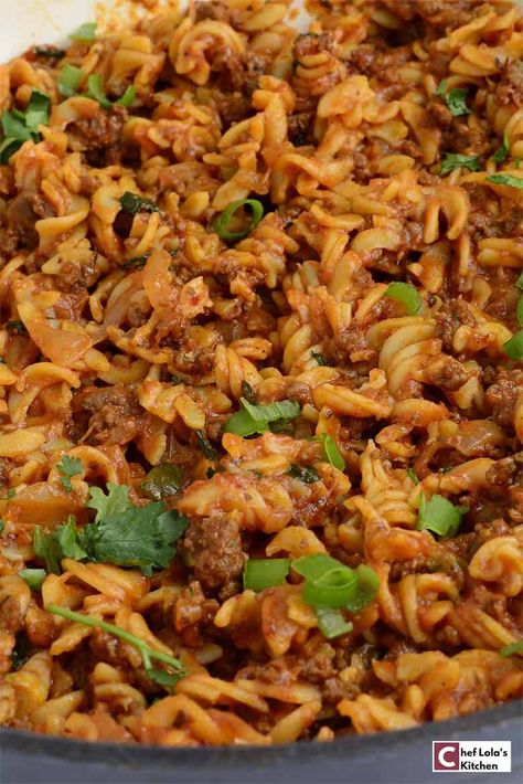 Easy One-Pot Ground Beef Pasta Jambalaya Pasta Recipe, Ground Beef And Pasta, Pasta Dinner Ideas, Beef And Pasta, Jambalaya Pasta, Chicken Marsala Easy, Cacciatore Recipes, Chicken Cacciatore Recipe, Ground Beef Pasta