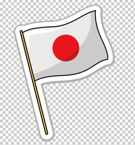 Japan Flag Art, Japan Clipart, Flag Of Japan, Japan Drawing, Cartoon Banner, Banner Cartoon, Japan Stickers, Japan Cartoon, Indonesian Flag