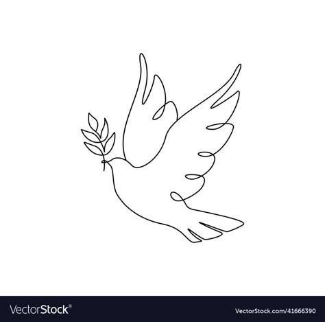 Outline Dove Tattoo, Dove And Olive Branch Tattoo Simple, Single Line Dove Tattoo, Simple Dove Tattoo Outline, Dove Line Art Tattoo, Mini Dove Tattoo, Cute Dove Tattoo, Abstract Dove Tattoo, One Line Dove Tattoo