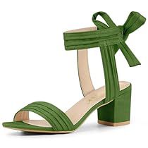 Green Heels, Back To College, Womens Chunky Heels, Classic Heels, Bow Heels, Block Heel Sandals, Chunky Heels Sandals, Open Toe Shoes, Shoes Heels Pumps