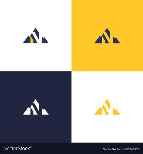 Mountain Logo, Mountain Logos, High Res, Png Images, Adobe Illustrator, Vector Images, Vector Free, Initials, Illustrator