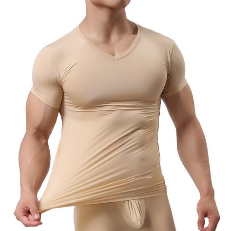 PRICES MAY VARY. 90% Polyamide, 10% Lycra Imported Pull On closure 100% brand new and high quality Fashion and Sexy Design,Every Cool Man Must Has it Smooth and soft feeling,slim design,muscle T-shirt Package include:1 x Mesh undershirt only(not include undewear), you can buy match undewear. 90%Polyamide+10%Lycra Asian size is smaller than US/EU/UK size,so please choose 1 or 2 size up than normal size or measure the size of similar clothes Size-Chest-1 inch=2.54CM M:86-96CM L:90-100CM XL:94-104C Cowboy Shoes, Shirt Packaging, Mens Undershirts, Lycra Men, Mens Workout Shirts, Shirts Short Sleeve, Muscle T Shirts, Soccer Player, Amazon Com