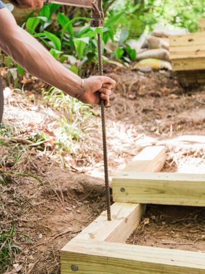 How to Build Outdoor Wood Steps | HGTV