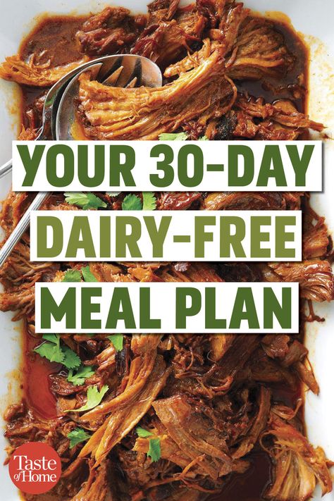 Dairy Free Diet Plan, Dairy Free Breastfeeding, Dairy Free Recipes Dinner, Free Diet Plans, Lactose Free Recipes, Dairy Free Dinner, Cooking Easy, Dairy Free Diet, Free Meal Plans