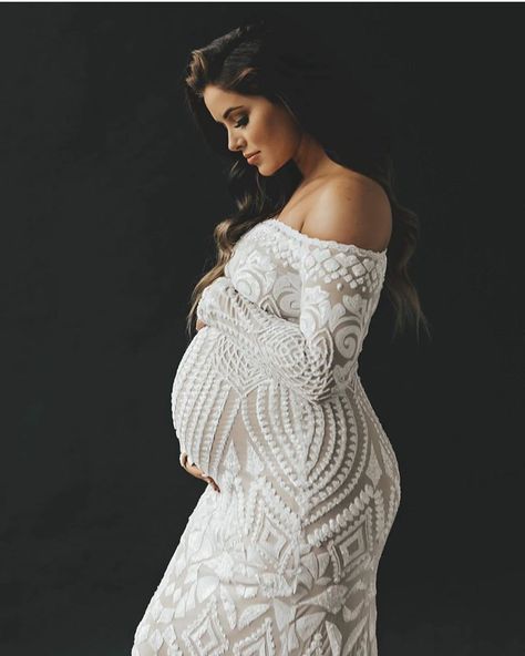 Baby Shower Gown, Maternity Sundress, Elegant Rompers, Plus Size Maternity Dresses, Shower Outfits, White Lace Maxi, Maternity Nursing Dress, Maternity Midi Dress, Maternity Dresses For Photoshoot