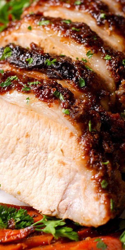 Grilled Pork Roast, Apples And Sweet Potatoes, Glazed Pork Loin, Grilled Pork Loin, Smoked Pork Loin, Pork Loin Roast Recipes, Glazed Pork, Pork Roast Recipes, Pork Loin Recipes