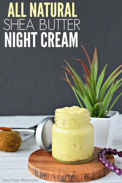 DIY Night Cream only requires a few simple ingredients but the results are amazing. If you struggle with dry skin, give this homemade night cream a try. Diy Night Cream Anti Aging, Homemade Night Cream, Easy Diy Beauty Products, Diy Face Moisturizer, Homemade Wrinkle Cream, Night Face Cream, Best Night Cream, Natural Face Cream, Homemade Face Cream