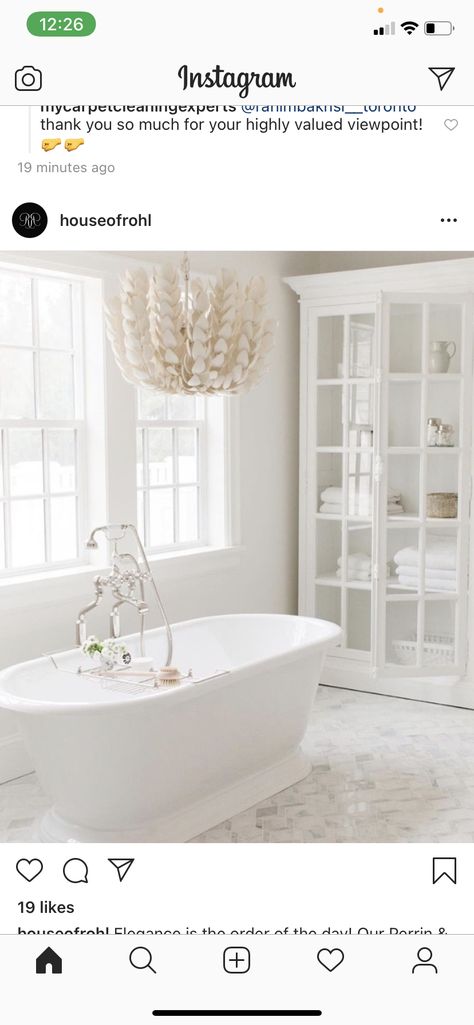 Bathtub Chandelier Master Bath, Light Above Bathtub, Chandelier Above Bathtub, Bathtub Chandelier, Chandelier Over Bathtub, Oversized Chandelier, Relaxing Bathroom, White Chandelier, Hanging Pendant