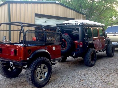 Jeep Camping Trailer, Camping Gear Trailer, Truck Bed Trailer, Jeep Trailer, Motorcycle Camping Gear, Expedition Trailer, Off Road Camper Trailer, John Marshall, Adventure Trailers