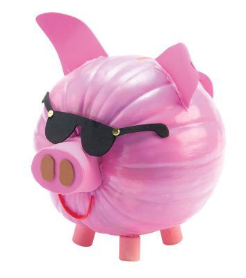 Pumpkin Pig- DIY; for pumpkin decorating contest! (these made cute ... Pumpkin Decorating Contest, Pumpkin Contest, Pumpkin Party, Pumpkin Painting, Pumpkin Art, Pink Pumpkins, Pumpkin Crafts, Pink Elephant, Cute Pumpkin