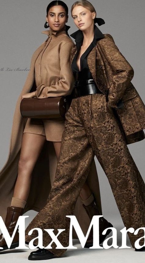 Imaan Hamman, Brown Outfits, Cool Girl Style, Winter 2023, Spring Wardrobe, Max Mara, Couture Fashion, Autumn Winter Fashion, Mocha