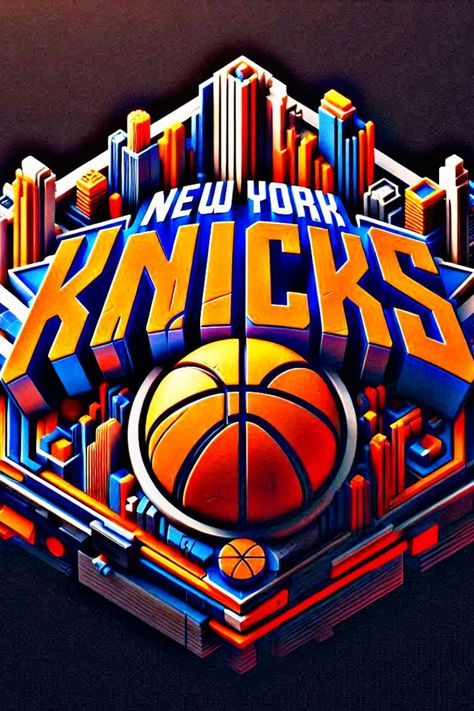 #NBA #Knicks #NewYork #Logo #2024 Nba Teams Logos, Lakers Wallpaper, Latrell Sprewell, Knicks Basketball, Patrick Ewing, Basketball Highlights, Ny Knicks, Nba Logo, Basketball Pictures