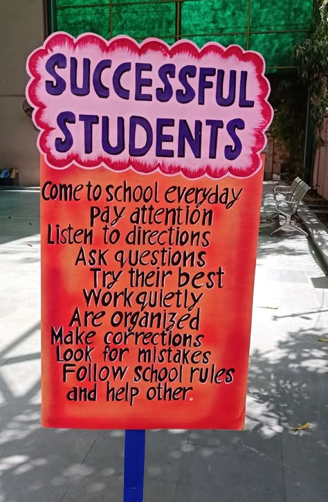 School Rules Bulletin Board, Classroom Rules Bulletin Board, Result Day Decoration Ideas In School, Annual Result Day Decoration In School, Result Day Board Decoration Ideas, School Corridor Decoration Ideas, Notice Board Decoration Ideas School, Notice Board Decoration, School Wall Art Ideas