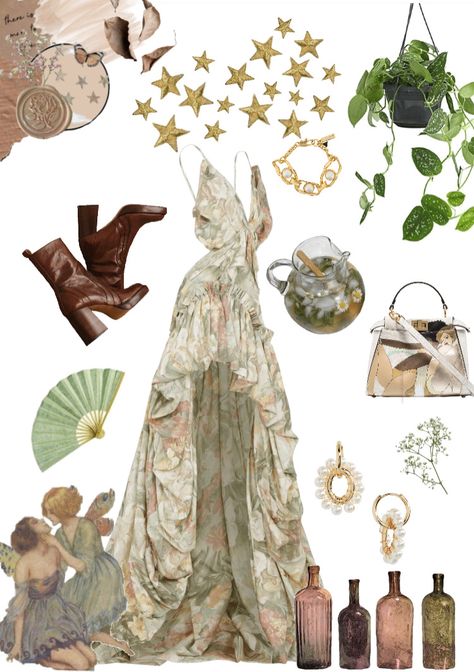 Mythical Aesthetic Outfit, Forest Outfits Aesthetic, Fairy Garden Aesthetic Outfits, Fairy Themed Outfits, Goddess Core Outfit, Fairy Ethereal Aesthetic Outfits, Mystical Clothing, Hippie Fairy Core Outfits, Fairy Core Outfits Aesthetic