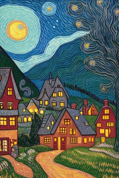 Cute houses in the mountains are my passion! #MedievalDreams #FantasyTowns #SurrealCastles #NaiveArtistry #EnchantedCities #WhimsicalVillages #DigitalFairytale #DreamlikeRealms #MythicMetropolis #FairyTaleArt #QuirkyMedieval #MagicalVistas #SurrealisticCities #NaiveWonderland #WhimsyandWonders #FantasyFolkArt #EnchantedRealities #DreamscapesArt #MythicalTownscapes #FairytaleFolly Follow me in instagram @Bobilo_art Houses In The Mountains, Cute Houses, Fairytale Houses, Cute House, Fairytale Art, My Passion, Whimsical Art, In The Mountains, Paisley Pattern