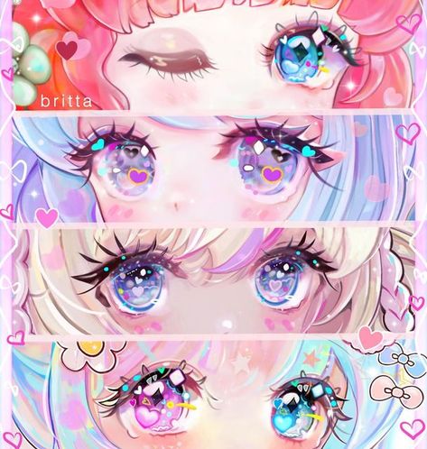 Closed Eye Drawing, Close Up Art, Cute Eyes Drawing, Cute Animal Drawings Kawaii, Anime Eye Drawing, Cute Eyes, Anime Eyes, Art Tutorials Drawing, Cute Animal Drawings