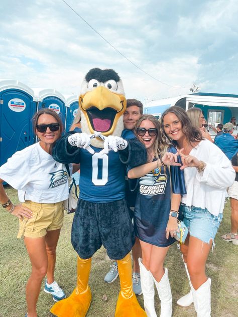 Georgia southern university Gameday Fits, Weekend Games, Georgia College, Southern University, College Gameday, Georgia Southern University, Georgia Southern, Dorm Inspo, Dream College