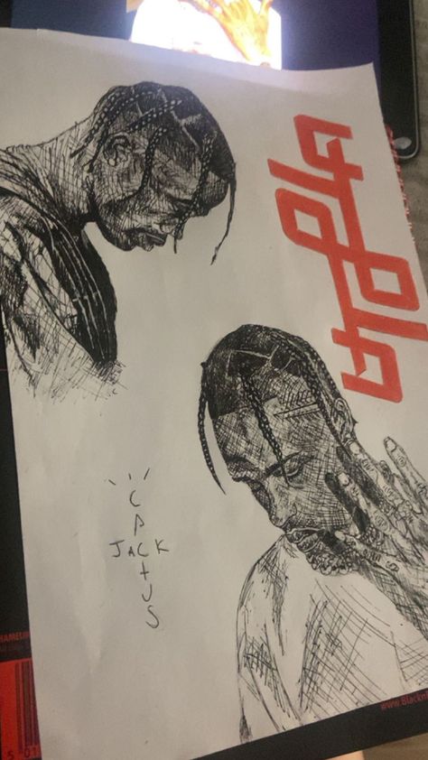 Travis Scott Art Drawing, Travis Scott Artwork, Astroworld Drawing, Travis Scott Sketch, Travis Scott Painting, Travis Scott Drawing, Utopia Drawing, Rapper Drawings, Cool Drawings Trippy