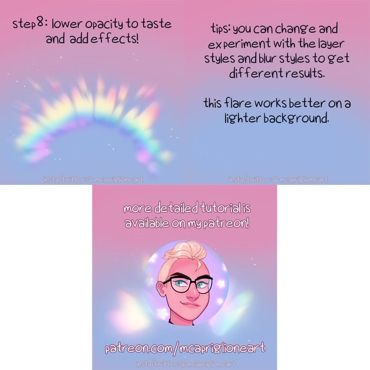 Draw Rainbow, Procreate Tips, Procreate Tutorial, Rainbow Light, Art Help, Digital Painting Tutorials, Tutorials Drawing, Lens Flare, Art Tutorials Drawing