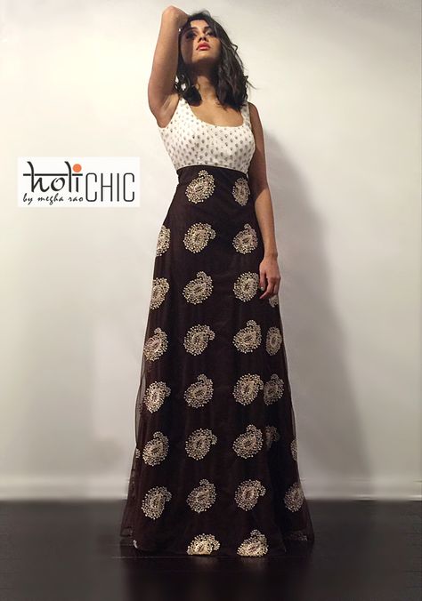 FW2015 Collection 'Mina'  www.holichicbymegha.com Recycled Saree Ideas, Saree Recycle Ideas, Recycle Saree Into Dress, Saree Reuse Ideas Sari Dress, Saree Dress Gowns, Saree Recycle Dresses Indian, Old Saree Reuse Sari Dress, Dress From Old Saree, Saree Reuse Ideas