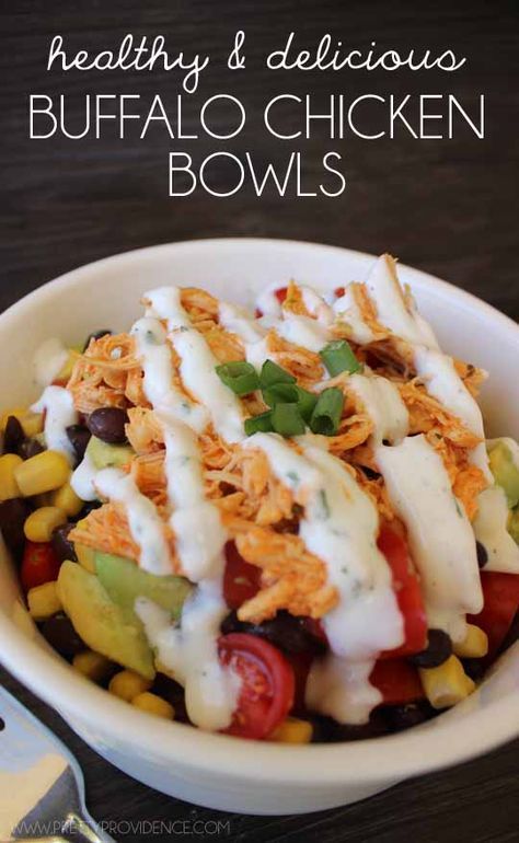 Buffalo Chicken Bowl Healthy, Buffalo Chicken Lunch Ideas, Buffalo Bowl, Buffalo Chicken Bowl, Chicken Surprise, Buffalo Chicken Bowls, Bowls Healthy, Chicken Bowls, Healthy Bowls Recipes