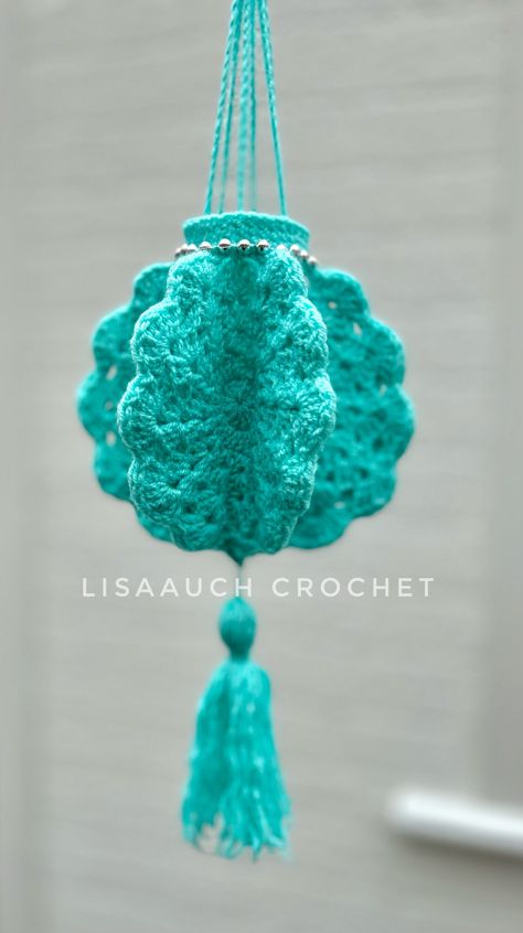 Crochet Lantern Pattern, Crochet Lantern, Crochet Lampshade, Lantern Pattern, Crochet Lamp, Diy Lamps, Hanging Crochet, Decor Crochet, Crochet Wall Hangings