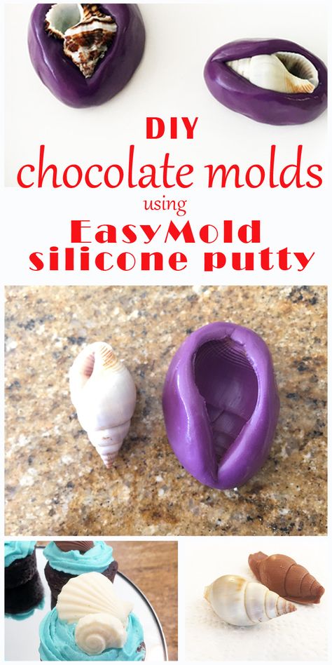 Learn how to make your own DIY chocolate molds. Using EasyMold Silicone Putty, it's simple, easy and only takes 30 minutes! Check it out! via @resincraftsblog How To Make Silicone, Cake Magic, Silicone Putty, Food Decorating, Diy Chocolate, Food Mold, Crafts For Teens To Make, Formy Silikonowe, Custom Chocolate