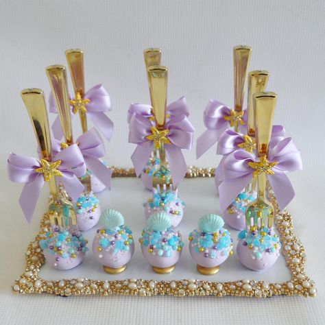 Cake pops/ mermaid cake pops/ fancy cake pops Mermaid Cakepops, Cakepops Ideas, Fancy Cake Pops, Cake Pops Ideas, Mermaid Cake Pops, Cake Fancy, Pops Cake, Cake Favors, Cake Pop Maker