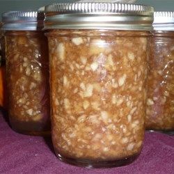 Caramel Apple Jam - Allrecipes.com Caramel Apple Jam Recipe, Cafeteria Rolls, Caramel Apple Jam, Easter Breakfast Casserole, Apple Jam Recipe, School Lunchroom, Jam Canning, Breakfast Casserole Bacon, Grape Nuts