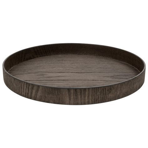 Latitude Run® Round Wood Tray | Wayfair Wood Tray Decor, Warm Living Room Decor, Fall Dining Table Decor, Round Decorative Tray, Kitchen Tray Decor, Round Wood Tray, Tray For Coffee Table, Fall Dining Table, Round Table Decor