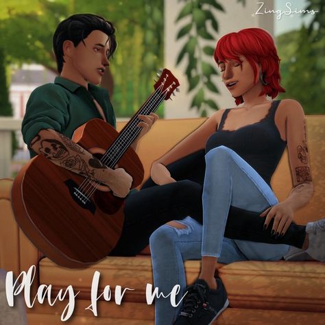 Sims 4 Guitar Cc, Cas Poses, Sims 4 Content, Sims 4 Couple Poses, Sims Poses, Sims 4 Stories, Ts4 Poses, Cc Shopping, Sims 4 Blog