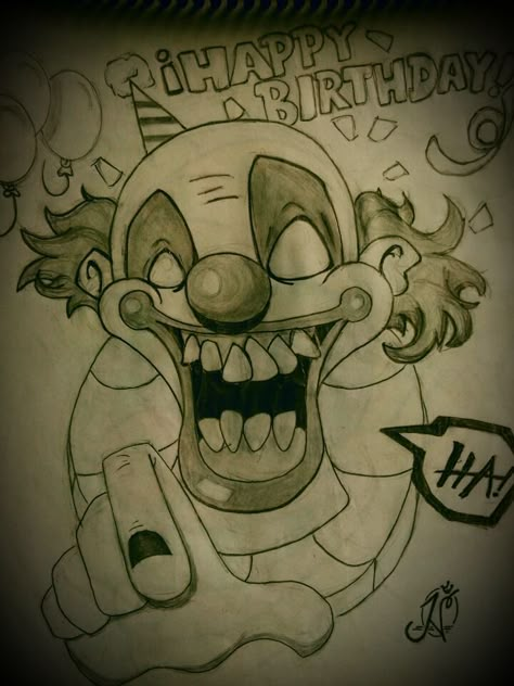 Drawing Of Clown, Scary Clown Drawings, Mexican Clown Drawing, Horror Clown Drawing, How To Draw A Clown, Clown Drawing Creepy, Drawing Ideas Clown, Clown Chicano Art, Art The Clown Drawing