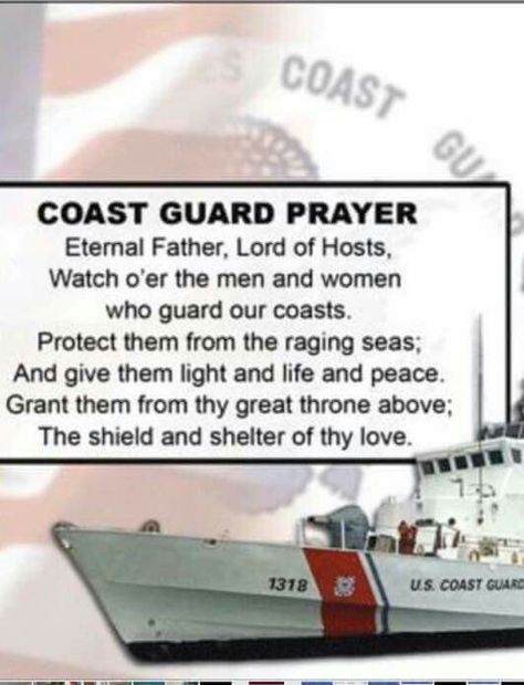 Prayer Coast Guard Quotes, Coast Guard Party, Guard Quotes, Coast Guard Wife, Coast Guard Auxiliary, Coast Guard Mom, Coast Guard Academy, Coast Guard Ships, Semper Paratus