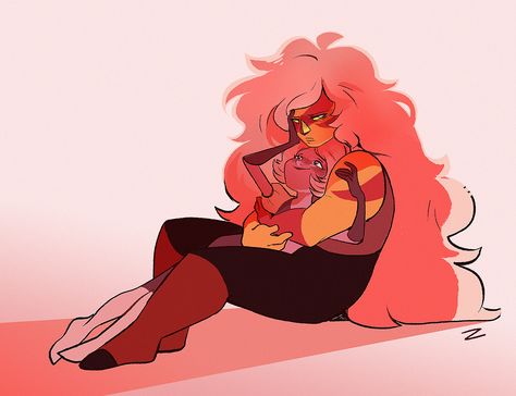 noenoeh: ““Don’t worry Jasper, I know that as long as you’re here, Nothing can happen to me.” ” Jasper Su, Diamond Tumblr, Jasper Steven Universe, Steven Universe Ships, Steven Universe Diamond, Steven Universe Characters, Titanium Quartz, Steven Universe Gem, Steven Universe Fanart