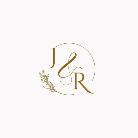 JR initial wedding monogram logo Paradise Wedding Theme, Wedding Invitation Logo, Bird Of Paradise Wedding, Wedding Initials Logo, Wedding Design Board, Letter Combination, J Tattoo, Wedding Card Frames, Desain Pantry