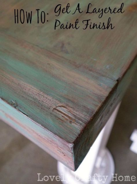 32 DIY Paint Techniques and Recipes - Get A Layered Paint Finish - Cool Painting Ideas for Walls and Furniture - Awesome Tutorials for Stencil Projects and Easy Step By Step Tutorials for Painting Beautiful Backgrounds and Patterns. Modern, Vintage, Distressed and Classic Looks for Home, Living Room, Bedroom and More http://diyjoy.com/diy-paint-techniques Paint Techniques, Into The Wood, Coastal Colors, Wood Finishes, Furniture Rehab, Table Diy, Distressed Furniture, Painting Furniture, Furniture Painting